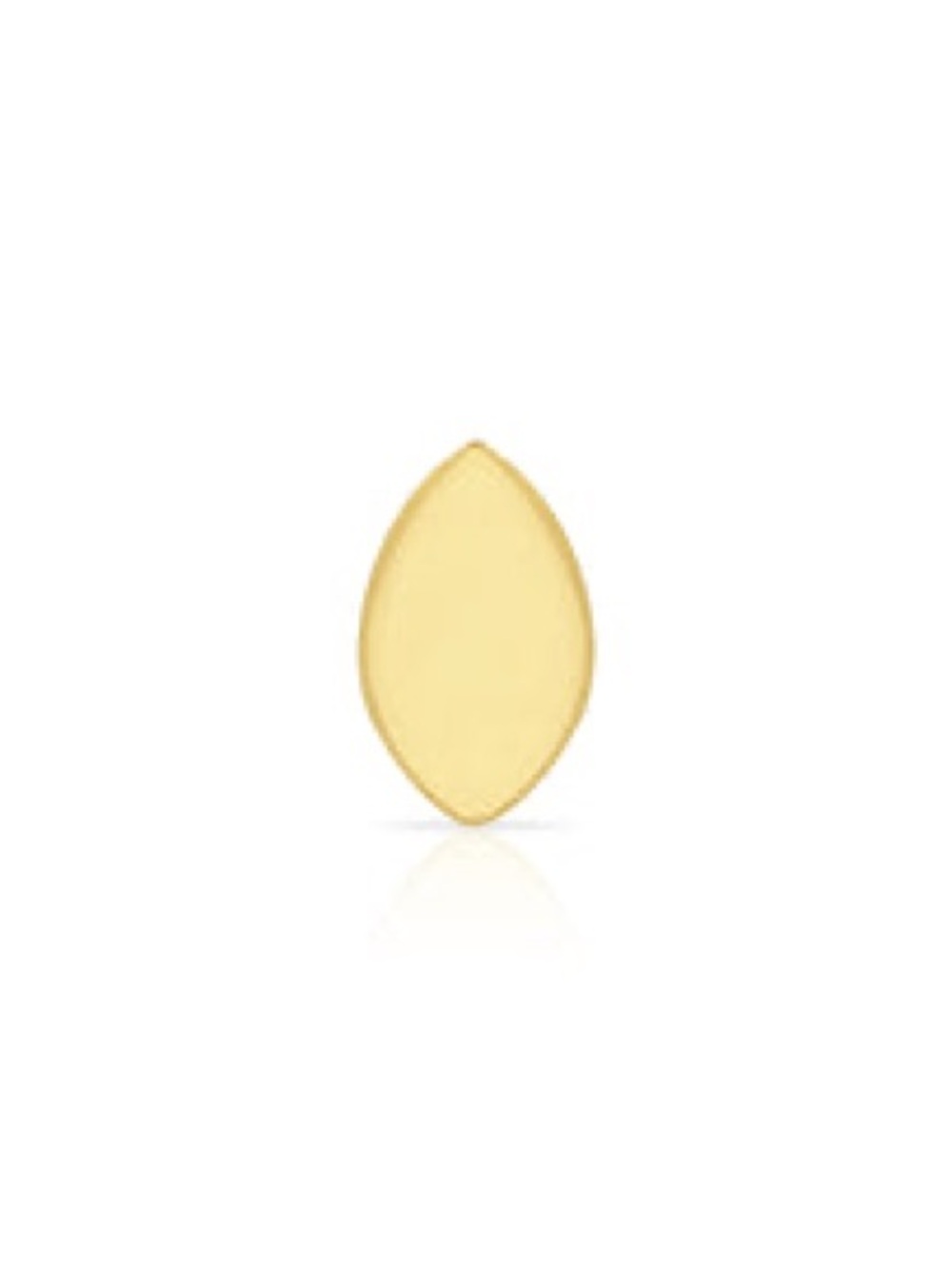 Maya Brenner Petal Stud Earrings Pair in Gold